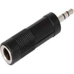 ADAPTADOR JACK 3,5mm STEREO MACHO - JACK 6.3mm STEREO HEMBRA