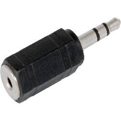 ADAPTADOR JACK 3.5mm STEREO MACHO -  JACK 2.5mm STEREO HEMBRA