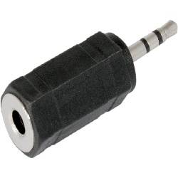 ADAPTADOR JACK 3,5mm STEREO HEMBRA  - JACK 2,5mm STEREO MACHO