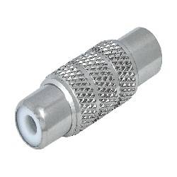 ADAPTADOR RCA HEMBRA - RCA HEMBRA METAL