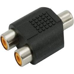 ADAPTADOR RCA HEMBRA - 2 RCA HEMBRA