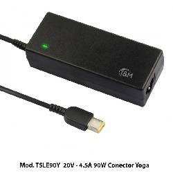 CARGADOR DE PORTATIL ESPECIFICO LENOVO 90W - 20V / 4,5A - JACK RECTANGULAR
