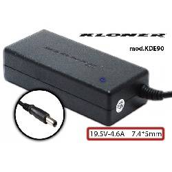 CARGADOR DE PORTATIL ESPECIFICO DELL 90W - 19,5V / 4,6A - JACK 7,4x5mm
