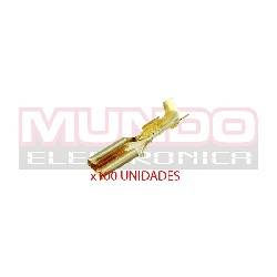 TERMINAL PLANO FASTON HEMBRA 2,8mm - 100 UNIDADES