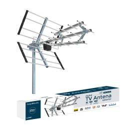 ANTENA TDT HD EDM UHF 470-790mhz - 15-20dBs - 17 ELEMENTOS - 75CM LONGITUD