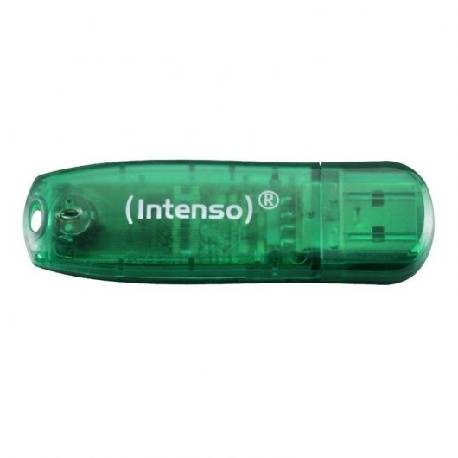 MEMORIA FLASH - PENDRIVE INTENSO RAINBOW 8GB - USB 2.0 - VERDE