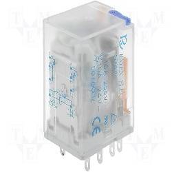 RELE ELECTROMAGNETICO DPDT 230VAC / 10A-240VCA - 28x21.5x35mm - LB2HN-230ATS