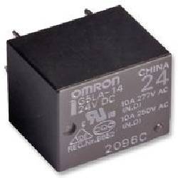 RELE ELECTROMAGNETICO OMRON SPDT 24VDC / 10A - 250VCA  1Cto - 19.8x15.8x15.8mm