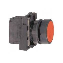 PULSADOR DE PRESION SCHNEIDER - 1 POSICION NC - 240VAC - 3A - DIAMT. 22mm - IP66 - ROJO