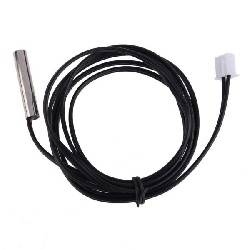 SONDA DE TEMPERATURA NTC 10K RANGO -25º A 125º 1% - 3 metros con conector - 5x25 mm