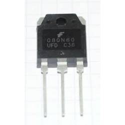 TRANSISTOR IGBT SGH80N60UFD 600V 80A TO-3P