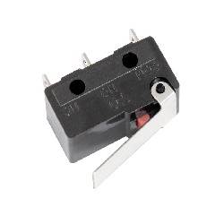 MICRORRUPTOR 250VCA - 3A - CON PALANCA 17mm - 19,8x10,2x6,4mm