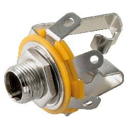 CONECTOR JACK 6,3mm HEMBRA CHASIS ESTEREO - SOLDAR