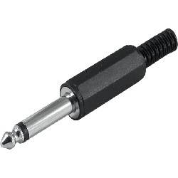 CONECTOR JACK 6,3MM MACHO MONO - SOLDAR
