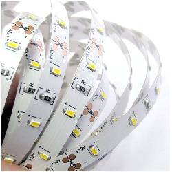 TIRA LED ECONOMICA 5 METROS 300 LEDS - SMD 2835 - BLANCO FRIO 2700K - 12VDC - 10W - IP20