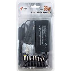 ALIMENTADOR UNIVERSAL NIMO 12....24VCC - 39W - CON 8 PUNTAS ADAPTADORAS INCLUIDAS