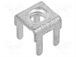 TERMINAL - BORNA DE TORNILLO - ROSCA M3 - PARA PCB - ESTAÑEADO - 1 UNIDAD