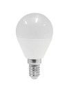 LAMPARA LED PLASTICO - ALUMINIO G45 ESFERICA - ROSCA E14 - 6W - 5000K - LUZ FRIA