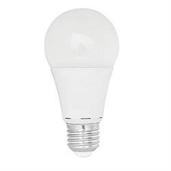 LAMPARA LED PLASTICO - ALUMINIO A60 ESFERICA - ROSCA E27 - 6W - 3000K - LUZ CALIDA
