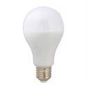 LAMPARA LED PLASTICO - ALUMINIO A70 ESFERICA - ROSCA E27 - 15W - 5000K - LUZ FRIA
