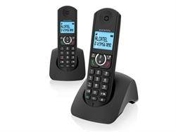 TELEFONO INALAMBRICO DUO DECT ALCATEL - TECLAS GRANDES - TRANSF LLAMADAS - NEGRO
