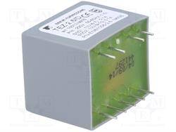 TRANSFORMADOR CERRADO 2,6VA 230VCA - 12V 104,1mA + 12V 104,1mA - MONTAJE CI - 28x33x30MM