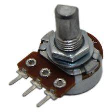 POTENCIOMETRO LINEAL MONOVUELTA 500K - 125mW - EJE 9x6mm - METALICO