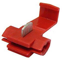 CONECTOR ENCHUFE RAPIDO PARA CABLE DE 0,5mm a 1,5mm - UNION CABLES POR PRESION - ROJO