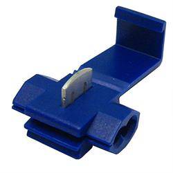 CONECTOR ENCHUFE RAPIDO PARA CABLE DE 1,5mm a 2,5mm - UNION CABLES POR PRESION - AZUL