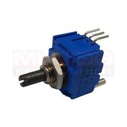 POTENCIOMETRO BOURNS 2K5 2,5K - EJE 14x6mm - REP. GRUPOS SOLDADURA - 91U1DT14EA0260L