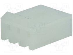 CONECTOR CONDUCTO-PLACA - HEMBRA - RASTER 3,96mm - 3 PIN - BLANCO + CONTACTOS 18...22AWG