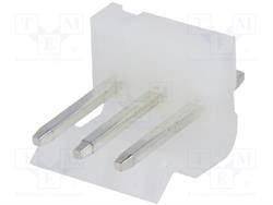 CONECTOR CONDUCTO-PLACA RECTO PCB - MACHO - 250V - RASTER 3,96mm - 3 PIN - BLANCO