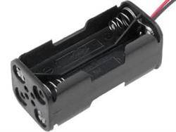 PORTAPILAS 4xR3 AAA - BLOQUE 2+2 - CABLE 150mm
