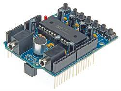 MODULO - SHIELD DE AUDIO - PARA ARDUINO UNO R3 - REPRODUCCION, GRABACION, ETC..