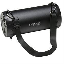 ALTAVOZ BLUETOOTH DENVER - HORIZONTAL 5W - RADIO FM / USB - SD / AUX - NEGRO - 2200mAH