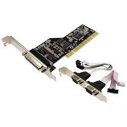 TARJETA CONTROLADORA LOGILINK  X1 PUERTO PARALELO + X2 PUERTOS SERIE  - PCI