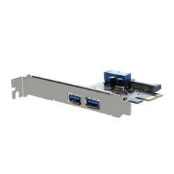 TARJETA CONTROLADORA USB 3.0 PCI-E - 2 PUERTOS + CONECTOR USB 3.0 INTERNO - ALIMENTACION SATA