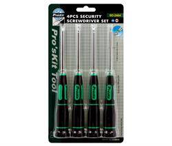 JUEGO DE DESTORNILLADORES PROSKIT TIPO SPANNER - 4 PIEZAS - 1,5 2,3 2,5 Y 3,1mm