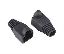 CAPUCHON PARA CONECTOR RJ45 - CAT5 CAT5e CAT6 - NEGRO - 1 UNIDAD