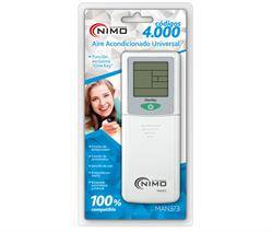MANDO UNIVERSAL AIRE ACONDICIONADO NIMO - 4000 CODIGOS - BUSQUEDA AUTO.