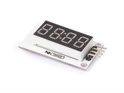 PANTALLA DE 4 DÍGITOS CON DRIVER (TM1637) COMPATIBLE CON ARDUINO® - 1 UNIDAD