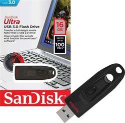 MEMORIA FLASH - PENDRIVE 16GB USB3.0 SANDISK CRUZER ULTRA - NEGRO