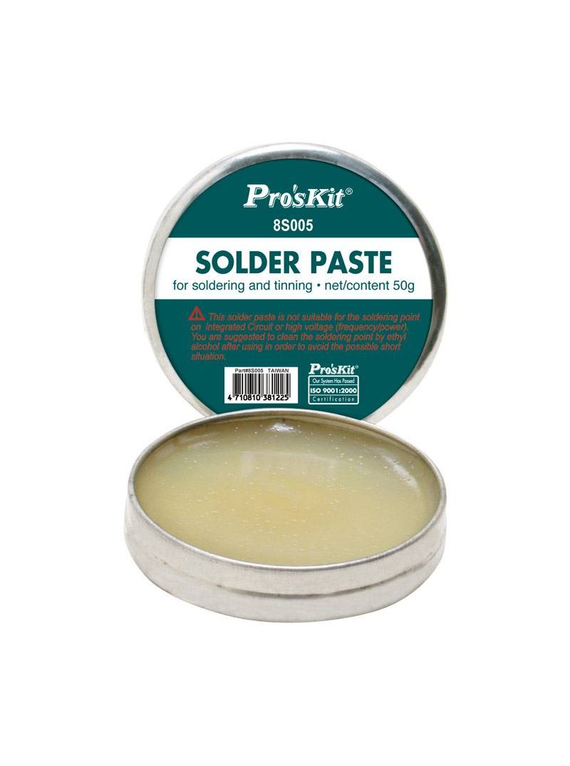 FLUX EN PASTA PARA SOLDADURA - 30GR - ELIMINA OXIDO EN ZONAS DE SOLDADURA