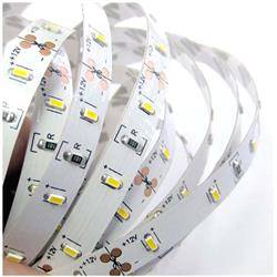 TIRA LED ECONOMICA 5 METROS 300 LEDS - SMD 3528 - BLANCO FRIO 6000K - 12VDC - 18W - IP20