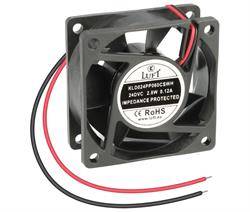 VENTILADOR 60X60X25 - 24VDC - COJINETE - 2 HILOS