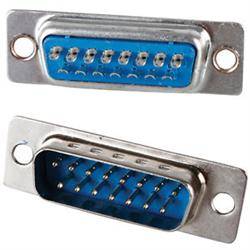 CONECTOR D-SUB 15 PINES MACHO - PARA SOLDAR