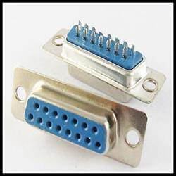 CONECTOR D-SUB 15 PINES HEMBRA - PARA SOLDAR
