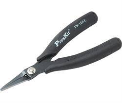 ALICATE PROSKIT - PUNTA PLANA LISA 29x14mm - LONGITUD 145mm - ACERO S47