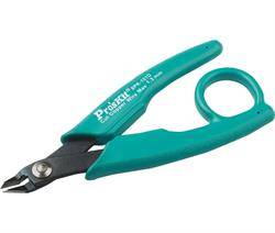 MICRO ALICATE PROSKIT DE CORTE - PUNTA OBLICUA A 21º 20x13,5mm - LONGITUD 130mm - ACERO S47 - AISLADO