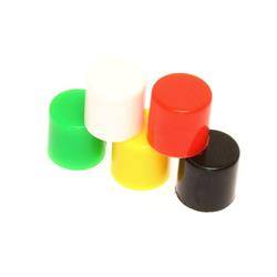 BOTON PARA MICRO PULSADORES DE TACTO 6x6mm CON BASTAGO - DIAMETRO 3,3mm - NEGRO
